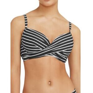 NWT! Sea Level Charmarel Cross Front Moulded Underwire Bikini Top - Size 8